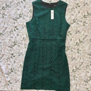 Ann Taylor Lace Overlay Sheath Dress